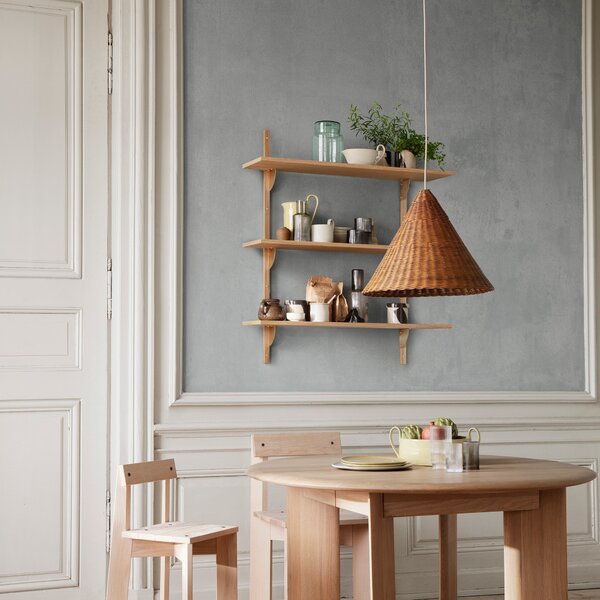 Police Sector Tripple, Narrow, Natural Oak, Mosadz – Ferm Living