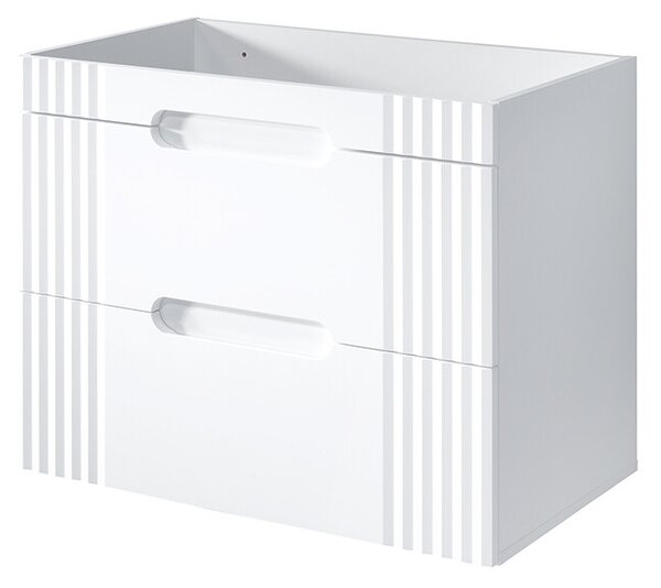 Comad Umývadlová skrinka Fiji s doskou a umývadlom 60 cm dub coast evoke/biela