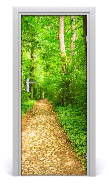 Fototapeta na dvere samolepiace chodník v lese 85x205 cm