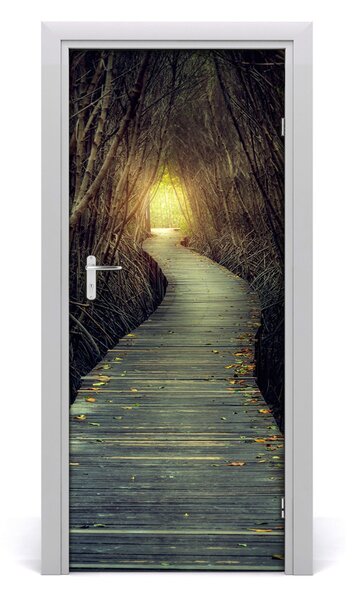Fototapeta na dvere samolepiace chodník v lese 85x205 cm