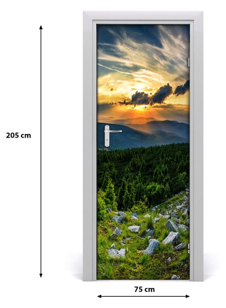 Fototapeta na dvere samolepiace panoráma hôr 75x205 cm