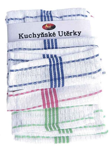 Kuchynske utierky 43x70 balenie 3ks (vaflové utierky - 1 balenie obsahuje 3 ks, cena je za toto balenie)