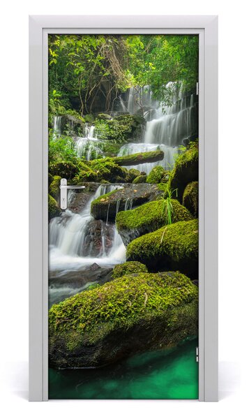 Fototapeta na dvere samolepiace vodopád džungle 85x205 cm