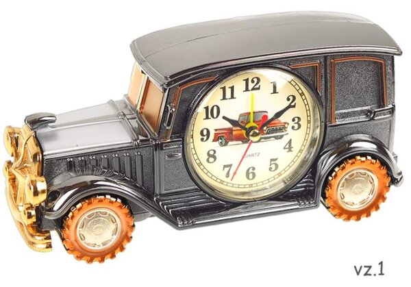 Hodiny s budíkom Auto (Detské hodiny)