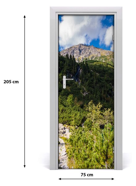 Fototapeta na dvere samolepiace Morské oko Tatry 75x205 cm