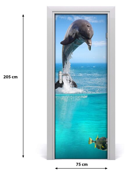 Samolepiace fototapety na dvere podvodný svet 75x205 cm