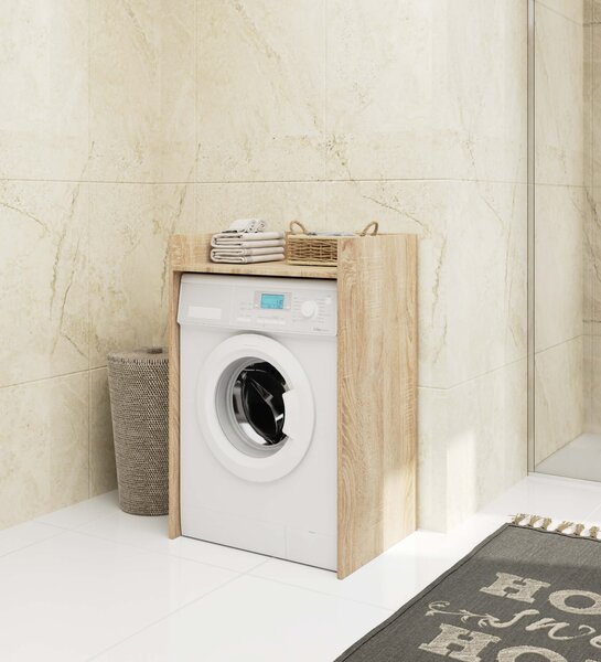 Ak furniture Kúpeľňová skrinka nad práčku FIN II dub sonoma
