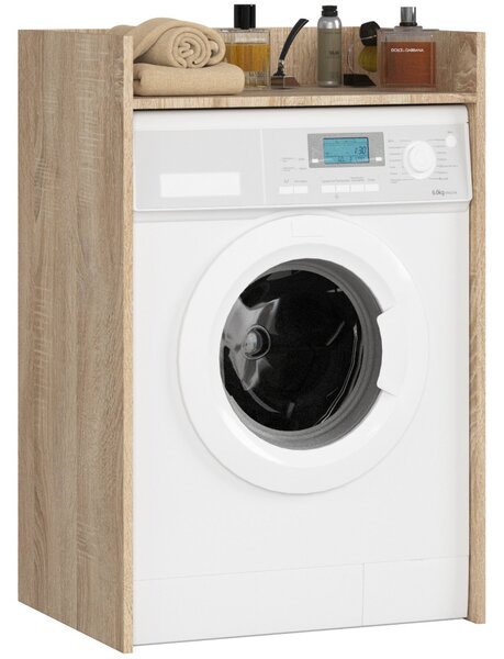 Ak furniture Kúpeľňová skrinka nad práčku FIN II dub sonoma