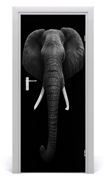 Samolepiace fototapety na dvere africký slon 85x205 cm