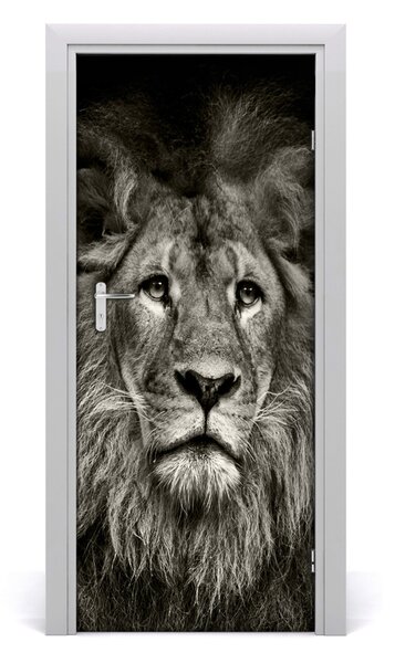Samolepiace fototapety na dvere Lev 85x205 cm