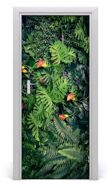 Fototapeta na dvere tropické rastliny 85x205 cm