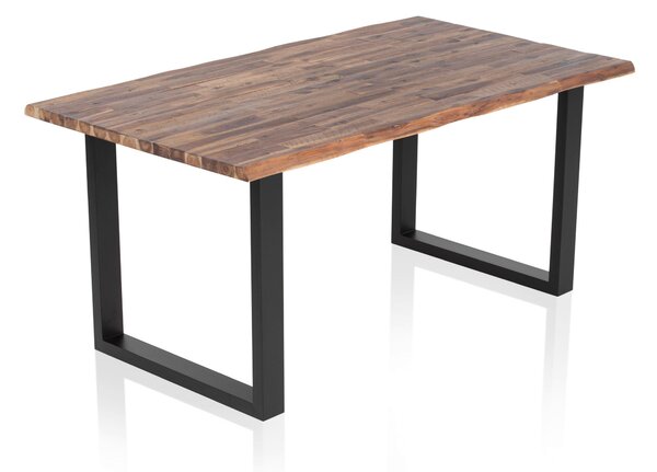 JEDÁLENSKÝ STÔL, akácia, prírodná farba, čierna, 140/80/75 cm MID.YOU - Online Only jedálne, Online Only