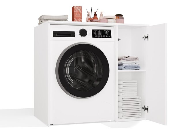 TP Living Kúpeľňová skrinka nad práčku Pola 95 cm biela