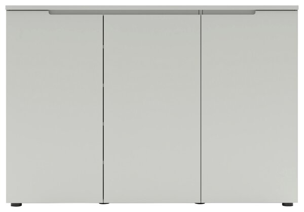 SKRINKA NA TOPÁNKY, sivá, 140/100/22 cm Xora - Online Only drobný nábytok, Online Only