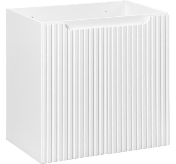 Comad Závesná skrinka Nova White Beyond s doskou a umývadlom 80 cm biela/dub evoke