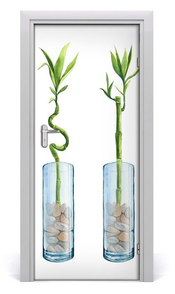 Fototapeta na dvere bambus 85x205 cm