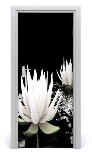 Fototapeta na dvere kvet lotosu 85x205 cm