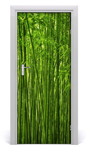 Fototapeta na dvere bambusový les 85x205 cm
