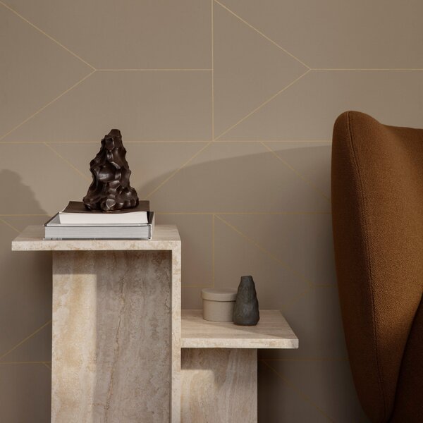Odkladací stolík Distinct, Travertine – Ferm Living