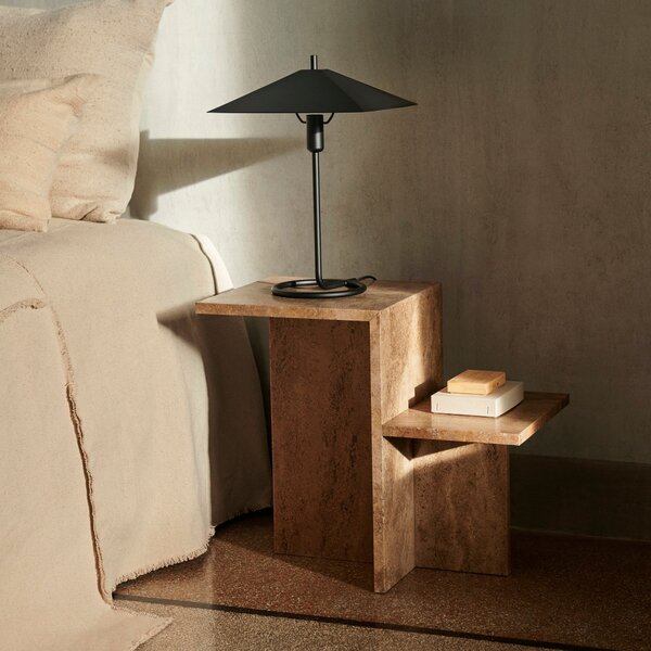 Odkladací stolík Distinct, Travertine – Ferm Living