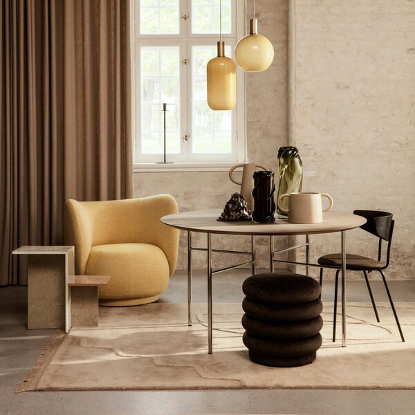 Odkladací stolík Distinct, Travertine – Ferm Living