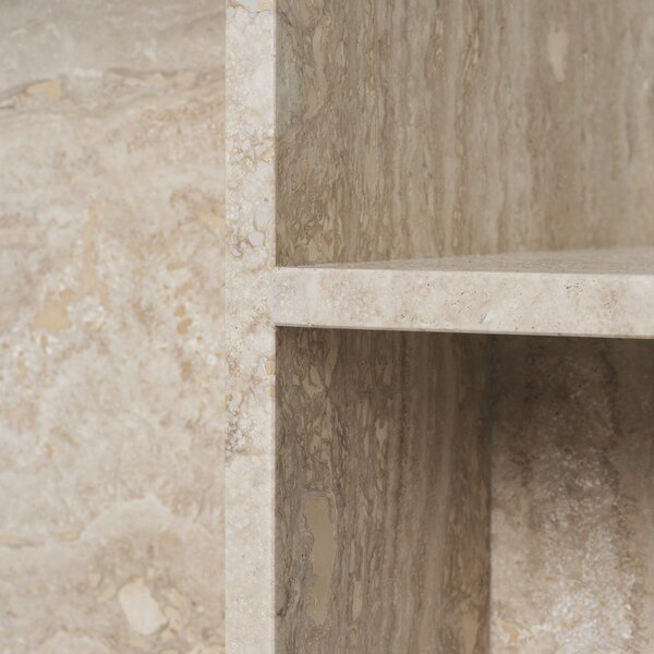 Odkladací stolík Distinct, Travertine – Ferm Living
