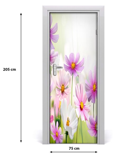 Fototapeta samolepiace poľné kvety 75x205 cm