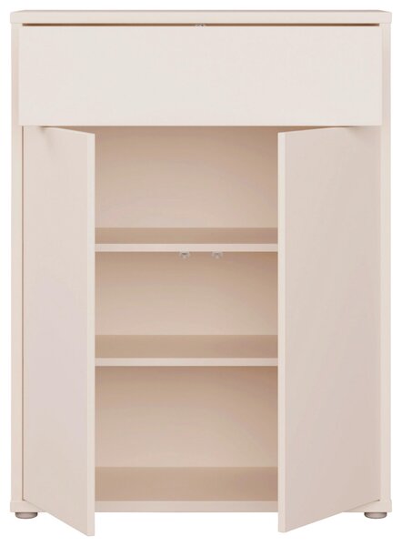 SKRINKA NA TOPÁNKY, piesková, 74,5/99,1/34,9 cm Carryhome - Online Only drobný nábytok, Online Only