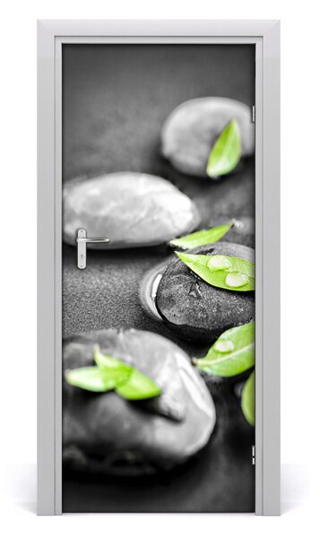 Fototapeta samolepiace Lístie kamenia zen 85x205 cm