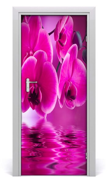 Fototapeta samolepiace ružová orchidea 85x205 cm