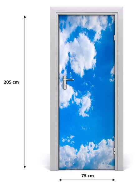 Fototapeta na dvere mraky na nebi 75x205 cm