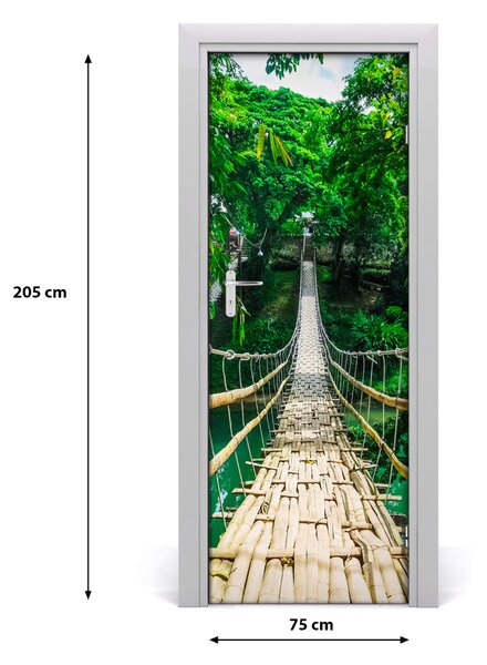 Fototapeta na dvere visiaci most 75x205 cm