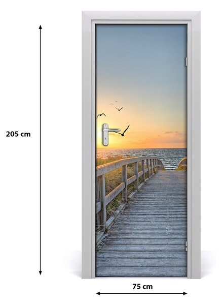 Fototapeta na dvere Chodník na pláž 75x205 cm