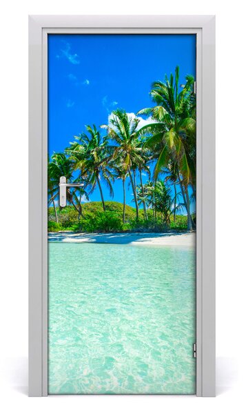 Fototapeta na dvere tropická pláž 85x205 cm