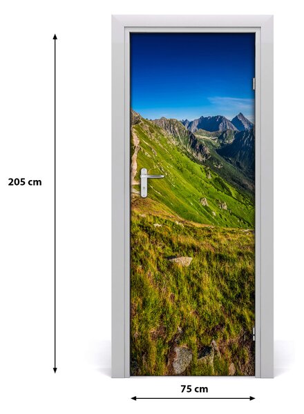 Fototapeta na dvere tatry 75x205 cm
