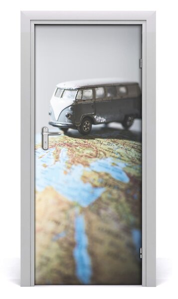 Fototapeta na dvere auto glob 85x205 cm