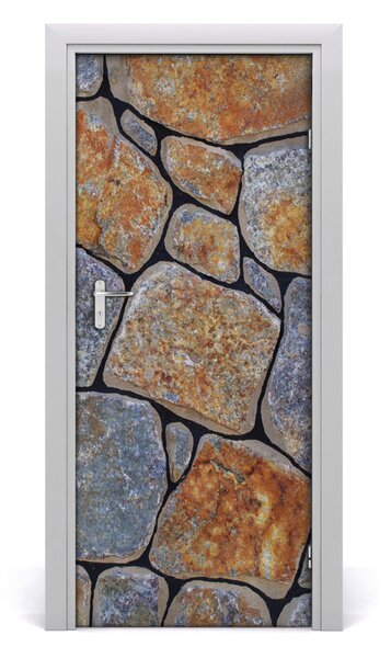 Fototapeta na dvere kamenia pozací 85x205 cm