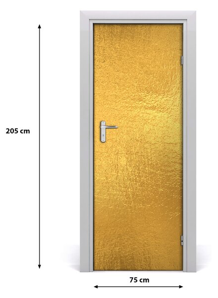 Fototapeta na dvere zlatá fólia pozadia 75x205 cm