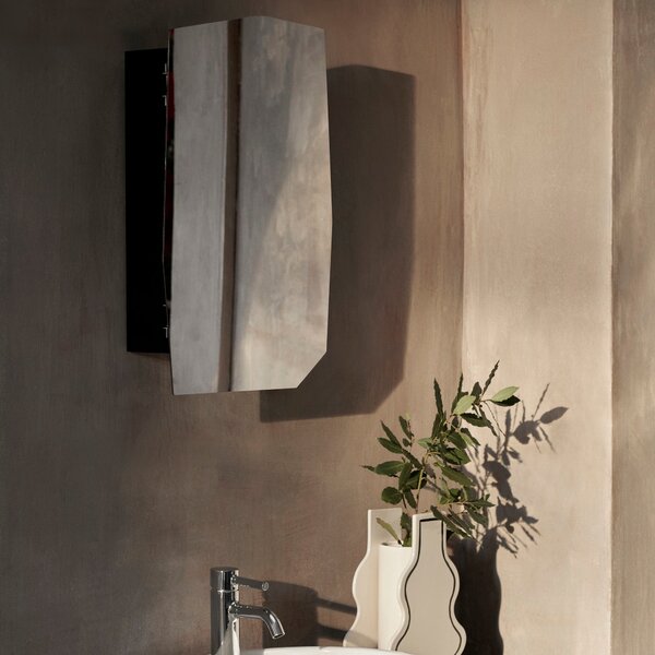 Zrkadlo Shard Medium, Black – Ferm Living
