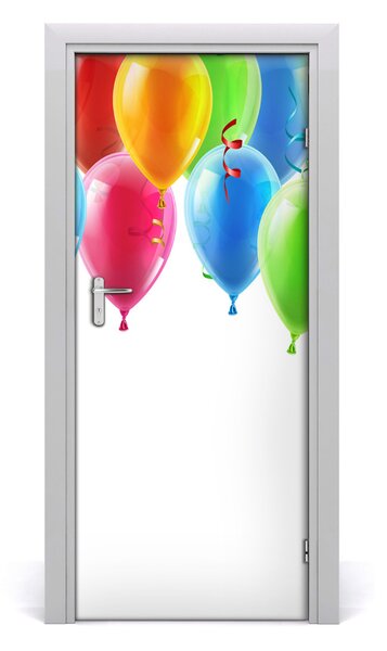 Fototapeta na dvere farebné balóny 85x205 cm