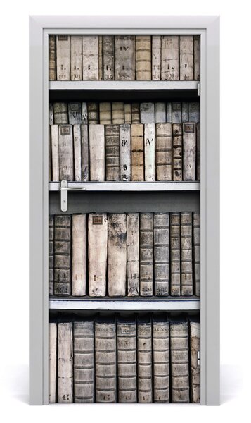 Fototapeta na dvere polička na knižky 85x205 cm