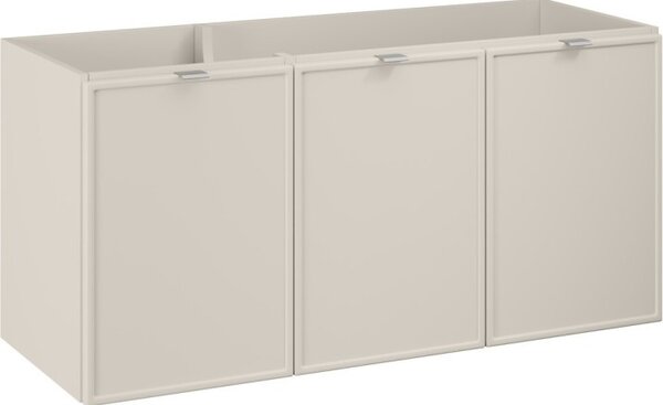 Comad Závesná skrinka Bella Cashmere Nika s doskou a umývadlom 140 cm kašmírová