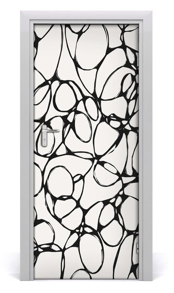 Fototapeta na dvere chaotická kolesá 85x205 cm