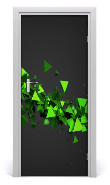 Fototapeta na dvere gemetrická vlna 85x205 cm