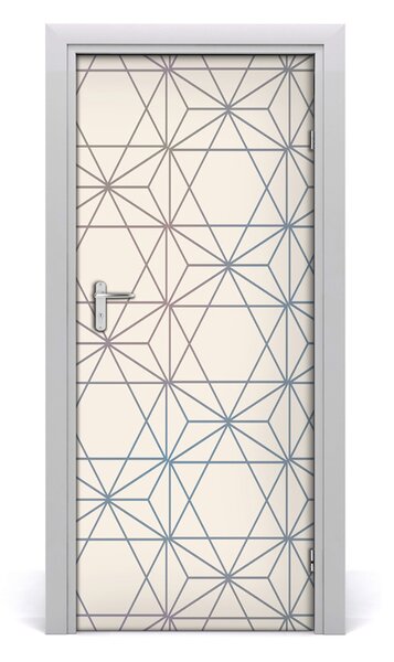 Fototapeta na dvere geometrické pozadie 85x205 cm