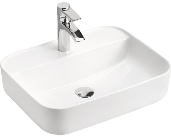Comad Závesná skrinka Casad Nature Magic s doskou a umývadlom 80 cm dub wotan