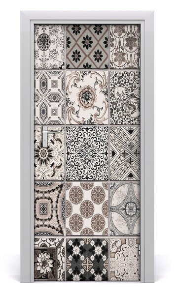 Fototapeta na dvere keramické kachličky 85x205 cm