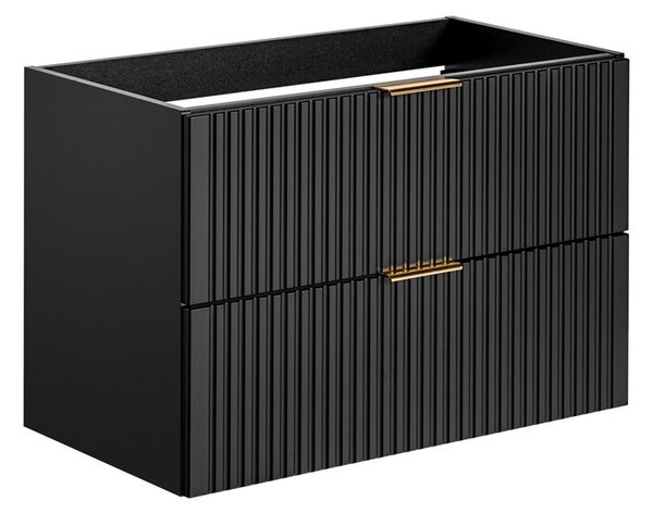 Comad Skrinka pod umývadlo Casad 80 cm čierna