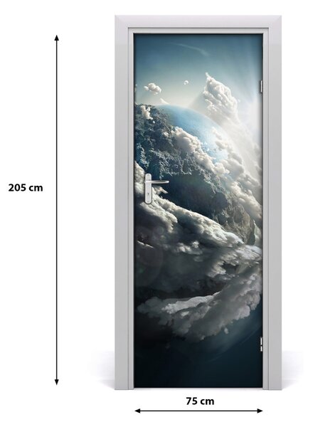 Fototapeta samolepiace na dvere Planéta Zem 75x205 cm