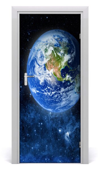 Fototapeta samolepiace na dvere zemeguľa 85x205 cm
